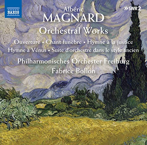 CD cover for Alberic Magnard orchestral works, landscape painting style.