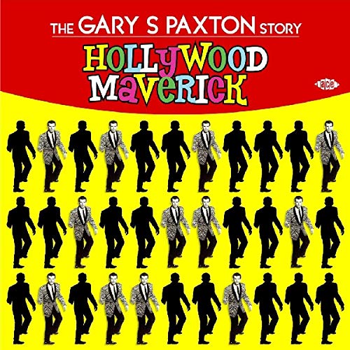 CD cover for “Hollywood Maverick” featuring silhouettes of dancing men.