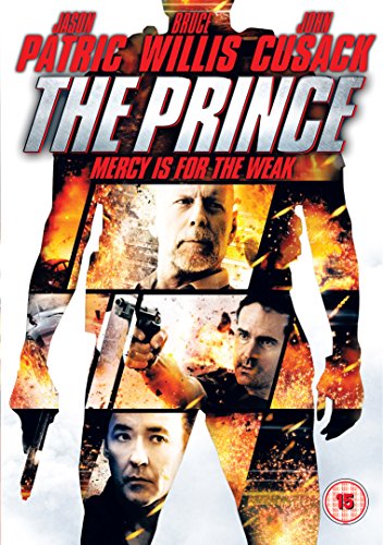 DVD cover for "The Prince" action film with Jason Patrick and Bruce Willis.
