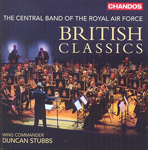 CD cover: Royal Air Force band performing "British Classics" music.