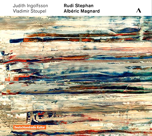 CD cover featuring abstract expressionist painting in blues, reds, and grays.