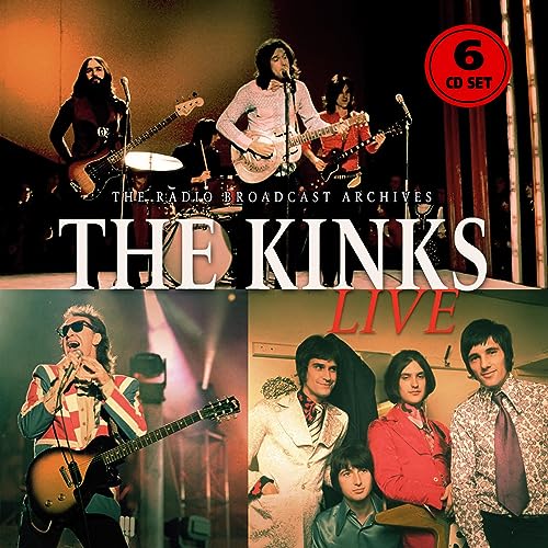 The Kinks live album cover featuring band members in performance.