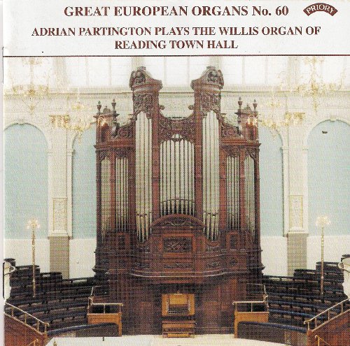 CD cover featuring a large, ornate wooden pipe organ in a hall.