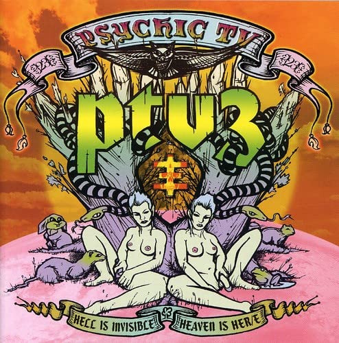 CD cover for Psychic TV’s “Hell Is Invisible…Heaven Is Her/e” album.