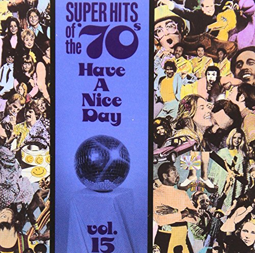 CD cover: collage of 70s people, disco ball, and colorful text.