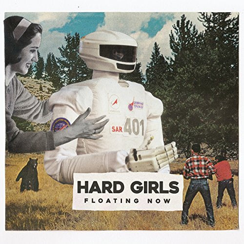 CD cover: woman, robot, bear, and two figures in a field.
