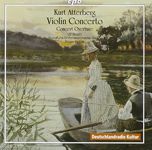 CD cover: painting of a woman and child by a river in a boat.