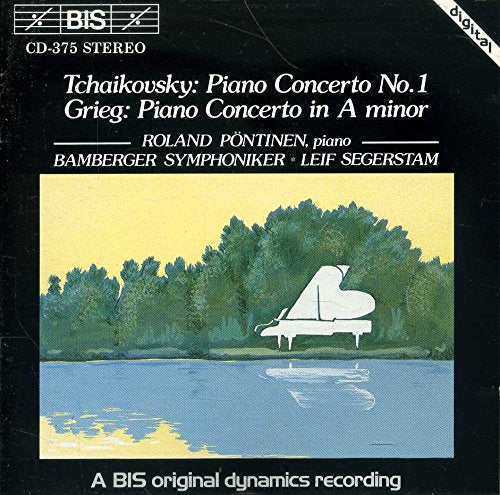 CD cover featuring a painted landscape with a small white piano-boat.