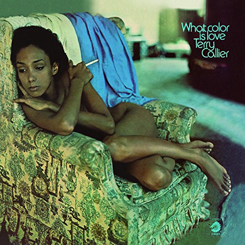 Album cover: a woman reclines on a floral armchair, holding a cigarette.