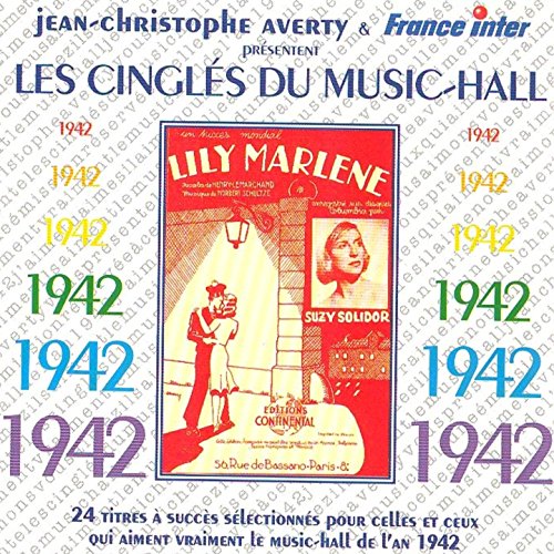 CD cover for “Les Cingles Du Music Hall 1942” featuring a woman’s portrait.