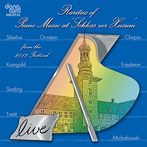 CD cover: piano shape with castle image and composer names.