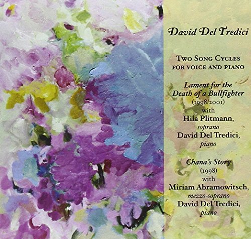 CD cover with floral painting and text listing composers and performers.