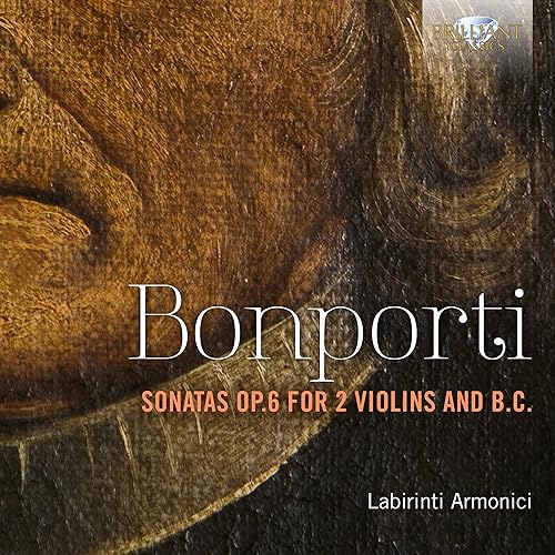 CD cover featuring a detail of a painting and the name "Bonporti".