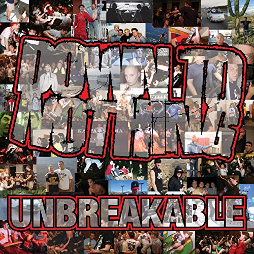 CD cover for “Down To Nothing - Unbreakable” with collage of people.