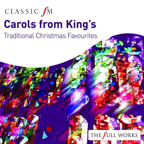CD cover for "Carols from King's" with stained glass imagery.