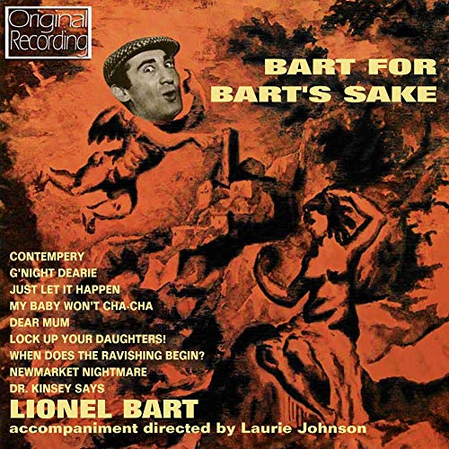 CD cover for Lionel Bartās āBart For Bartās Sakeā with a portrait.
