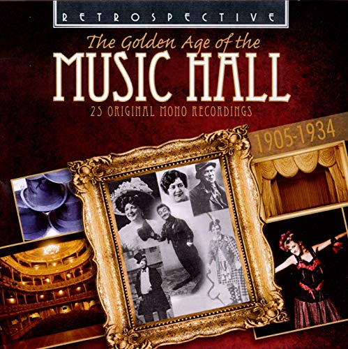 CD cover for “Music Hall - The Golden Age” with vintage photos.