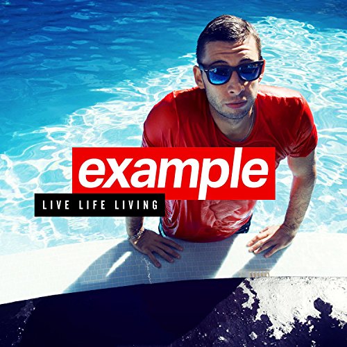 Album cover: Man in red shirt by a swimming pool.