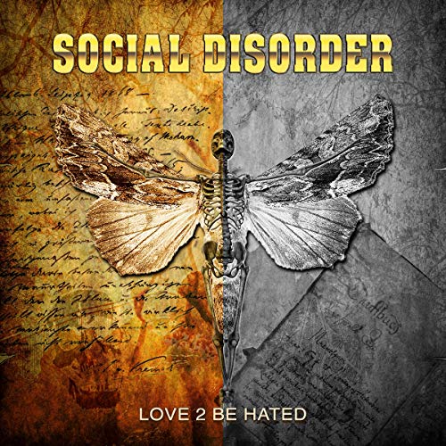 CD cover: skeletal butterfly over textured, split-tone background.