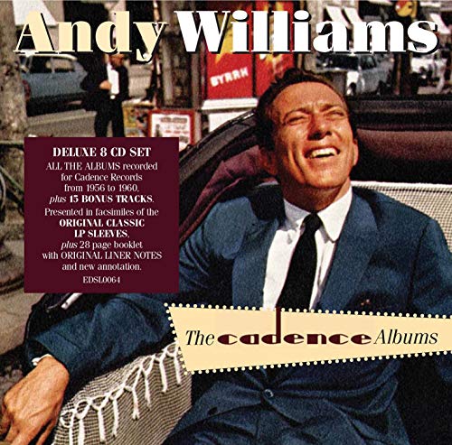 Andy Williams’ “The Cadence Albums” CD cover with a smiling portrait.