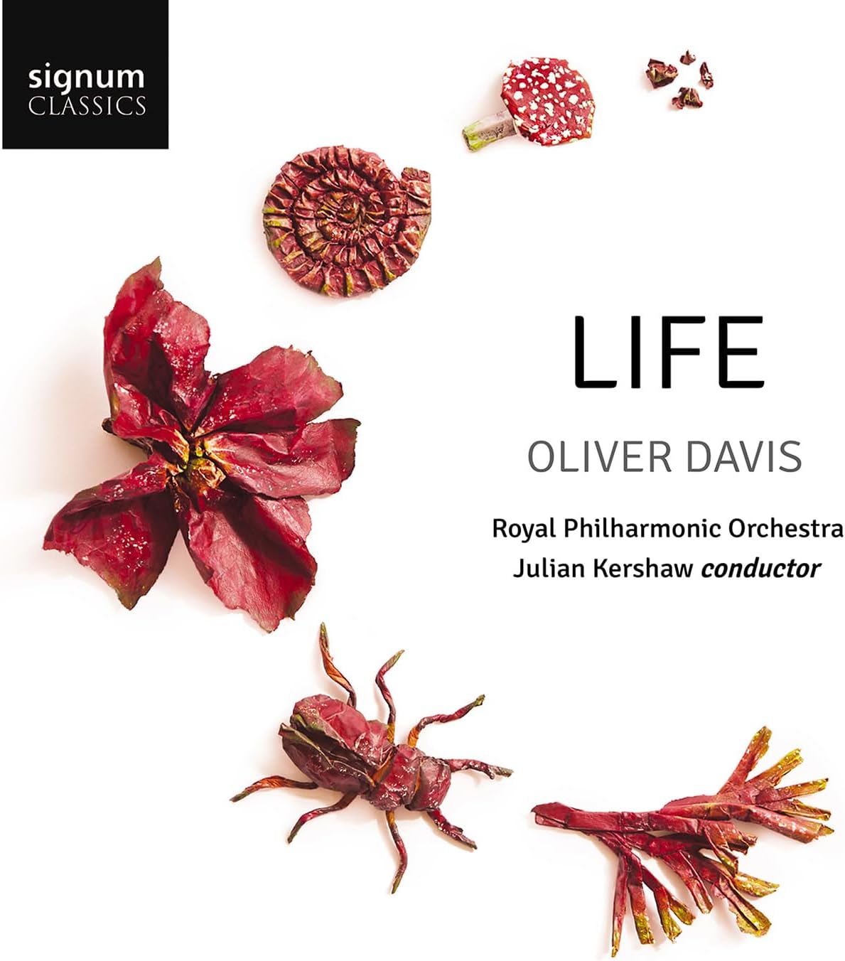 CD case featuring musicians Huw Watkins and Kerenza Peacock, titled "Life".