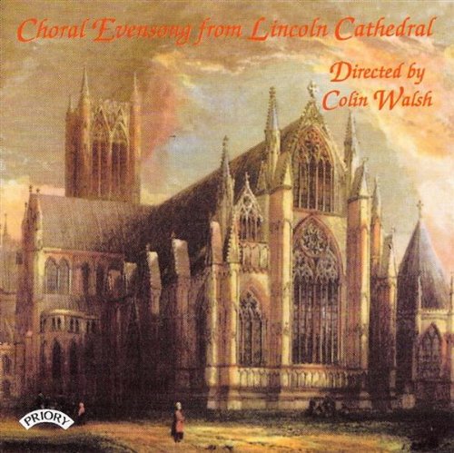 CD cover featuring a painting of Lincoln Cathedral at sunset.