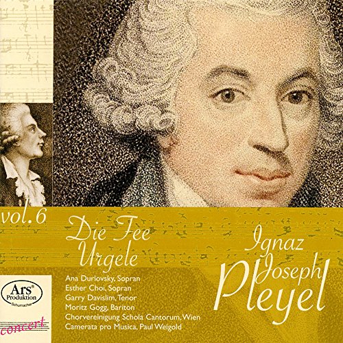 CD cover featuring portraits of composers and performers, golden background.
