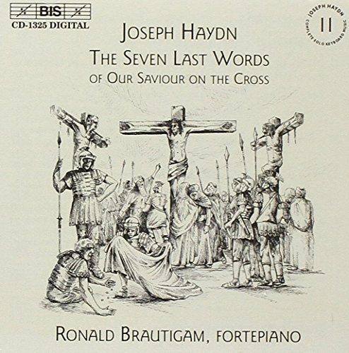 CD cover depicting a sketched crucifixion scene with text: "The Seven Last Words.