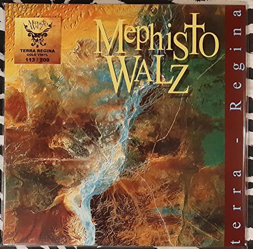 Mephisto Walz “Terra Regina” gold vinyl record cover with tree artwork.