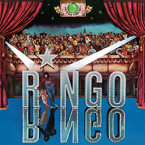 Ringo Starr album cover: stage, audience, and large illuminated letters.