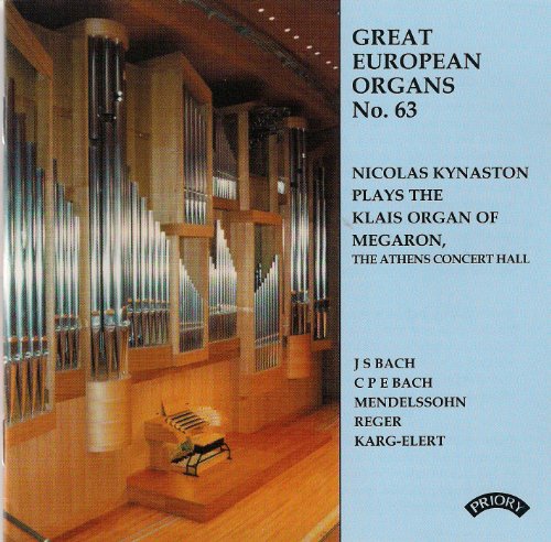 CD cover for “Great European Organs No. 63” featuring a pipe organ.