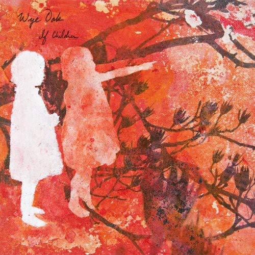 CD cover: Silhouetted children reaching towards branches in a red, textured scene.