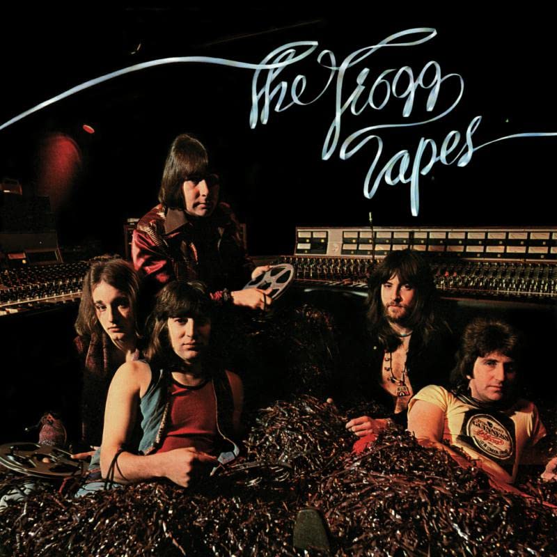 The Troggs band portrait on album cover, with stage background.