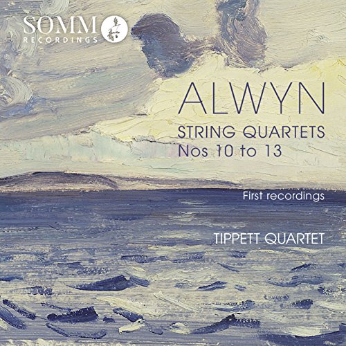 CD cover for Alwyn’s String Quartets Nos 10 to 13 by Tippett Quartet.