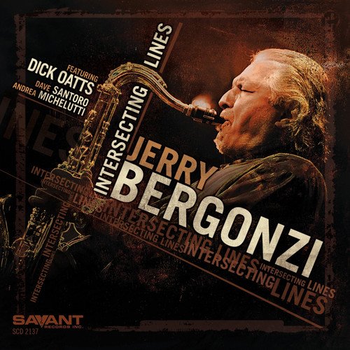 Jerry Bergonzi album cover featuring a saxophone player in profile.