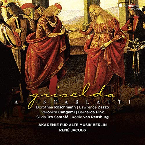 CD cover for Scarlatti’s “Griselda” featuring Renaissance-style painting.