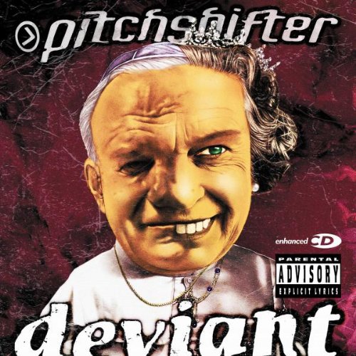 CD cover for “Deviant” featuring a digitally altered portrait of the Pope.