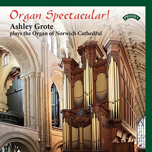CD cover featuring a large, ornate pipe organ inside a stone cathedral.