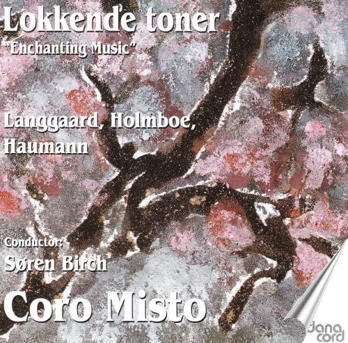 CD cover with abstract birch tree branches and text: "Coro Misto.