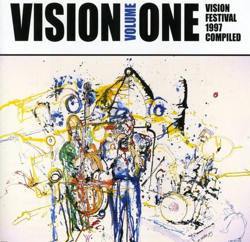 CD cover for āVision Oneā featuring abstract jazz musicians in paint.