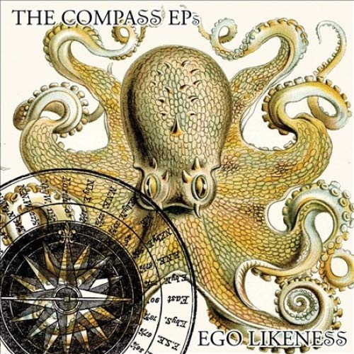 CD cover: octopus illustration with a compass overlay, titled "Ego Likeness.