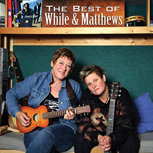 CD cover featuring two women with guitars, Chris While & Julie Matthews.