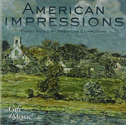 CD cover for āAmerican Impressionsā with a landscape painting.