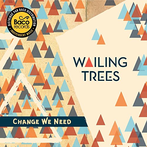 CD cover with colorful triangles and the text "Wailing Trees", "Change We Need".