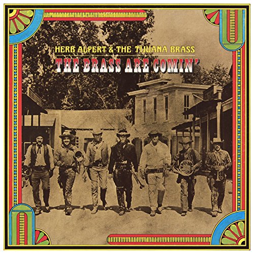 Album cover: Herb Alpert & Tijuana Brass with a Western town scene.