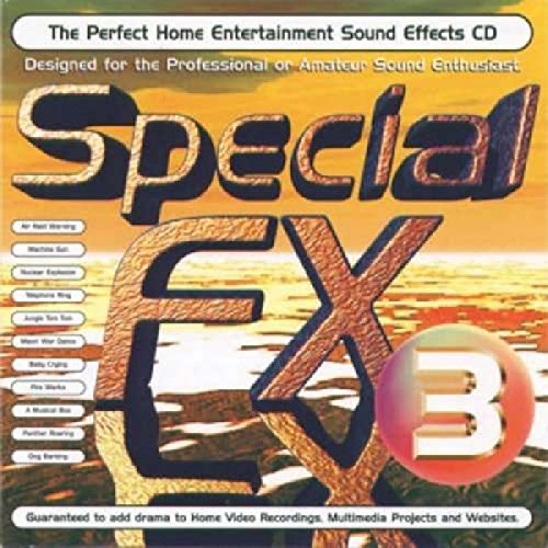 CD cover for “Special FX - Vol 3” with large text and sunset background.