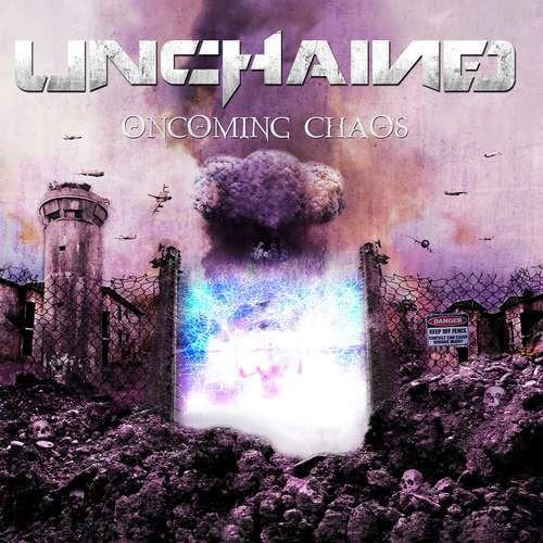 CD cover: āOncoming Chaosā depicts a fiery, chaotic war scene.