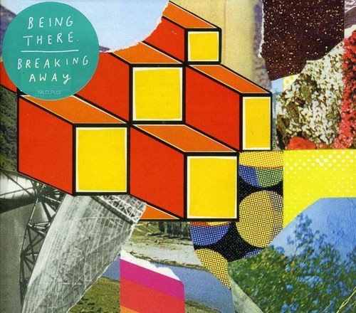 CD cover for “Breaking Away” with abstract geometric and collage design.