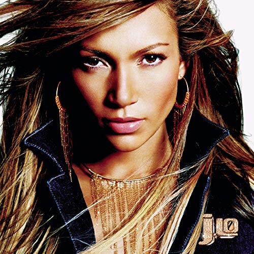 Jennifer Lopez portrait for the "J.Lo" album, close-up with gold jewelry.