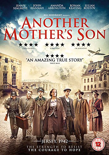 DVD cover for "Another Mother's Son" depicting people in wartime Jersey, 1942.